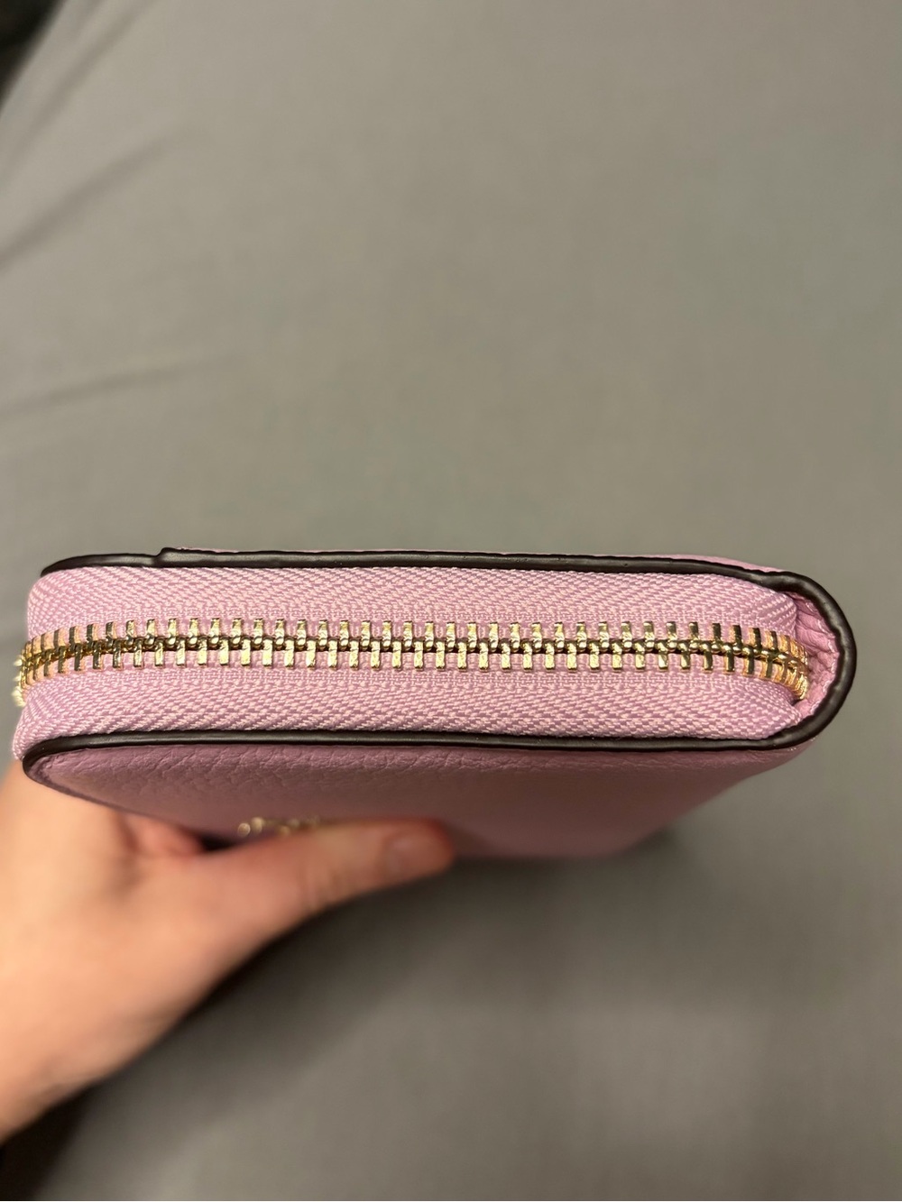 NWT Kate Spade Large Continental Wallet in Quartz Pin with Gold Hardware - Picture 5 of 10